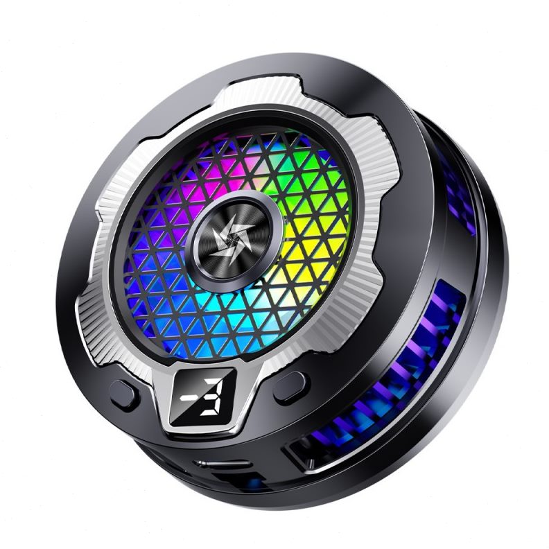 甄选无线充电手机散热器半导体结冰制冷静音磁吸温度数显直播电竞