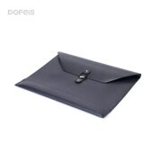 甄选仿皮大容量a4文件袋 皮革商务资料袋档案公文件包夹包可印LOG