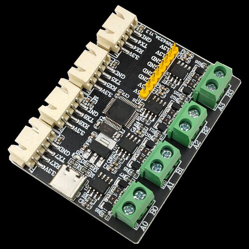 USB转RS485j CH348 多路串口RS485扩展模块模块  USB转TTL
