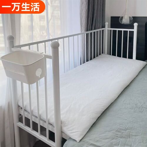 铁艺儿童拼接床婴儿床宝r宝护栏加宽床边拼大床定制高度可升降调