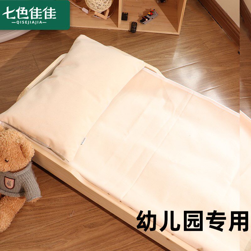 幼儿园凉席午睡专用儿童宝宝夏季席子a类K透气老帆布吸汗婴儿睡觉