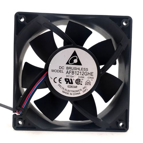 原装台达 12038 AFB1212GHE DC12V 3.24A 超大风力 电脑 散热风扇