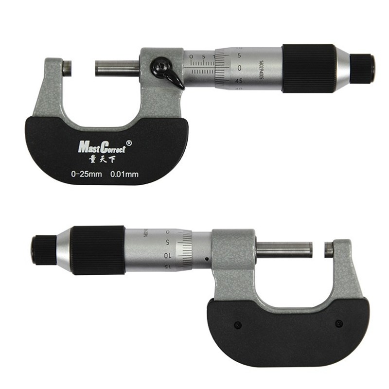 量天下高精度外径数显千分尺合金测量面测微头0-25mm螺旋测微仪器