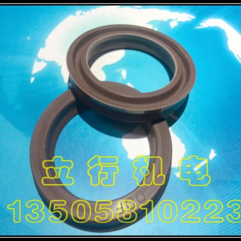 进口FKM氟橡胶Y型圈耐磨耐高温耐酸碱耐压耐油密封圈USH35.5*45*6