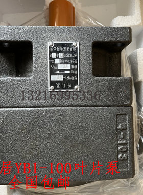 M7130叶片泵YB1-100杭州 M7132B M7140液压泵 M7160平面磨床油泵