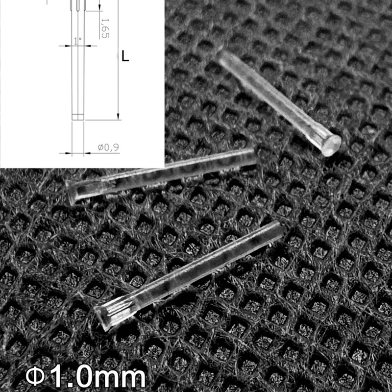 LDK1.0mm孔径细小直径导光柱 PC透明平头导光柱led贴片灯导光帽