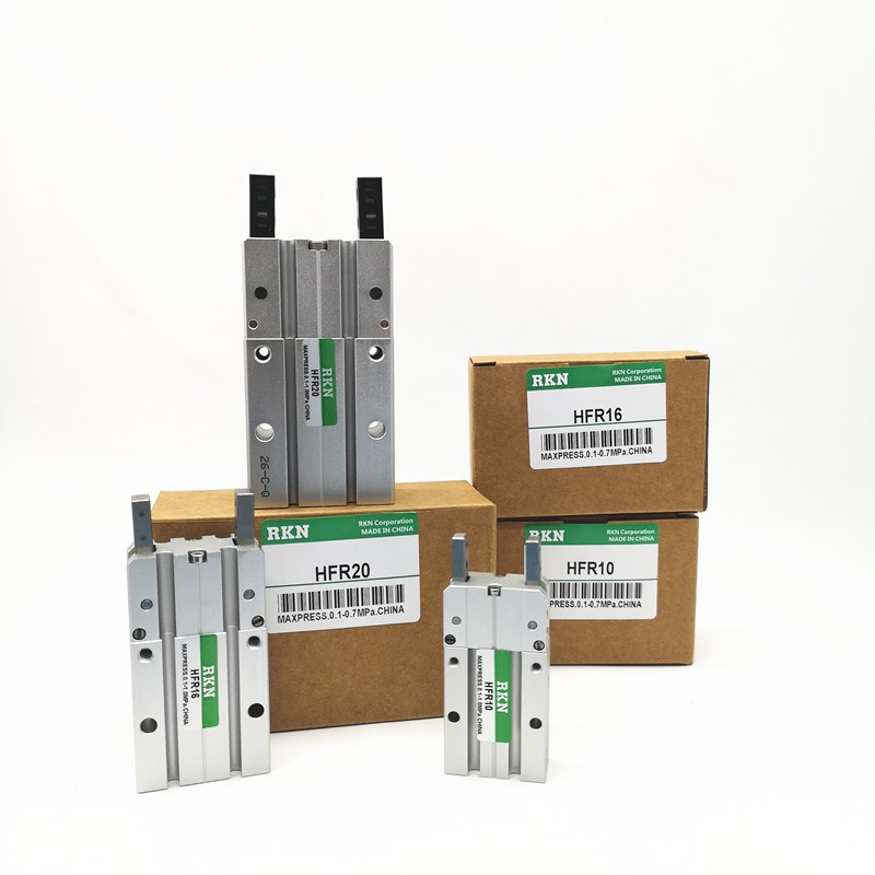 亚德客型180度开闭型气动手指气缸HFR10/HFR16/HFR20/25/32/N通孔