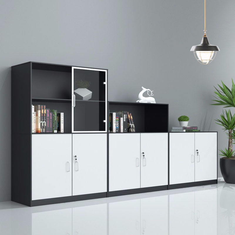 办公家具档案柜文件柜矮柜办公柜子资料柜板式木质储物柜组合柜子