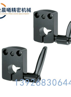 铝合金氧化黑DPNKM小型位置显示器夹板DPNK LKF01-D8/D10/D12/D14