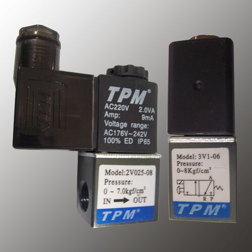 TPM朝日二位二三通单控电磁阀电开关 2V025-08 3V1-06 220V24V12V