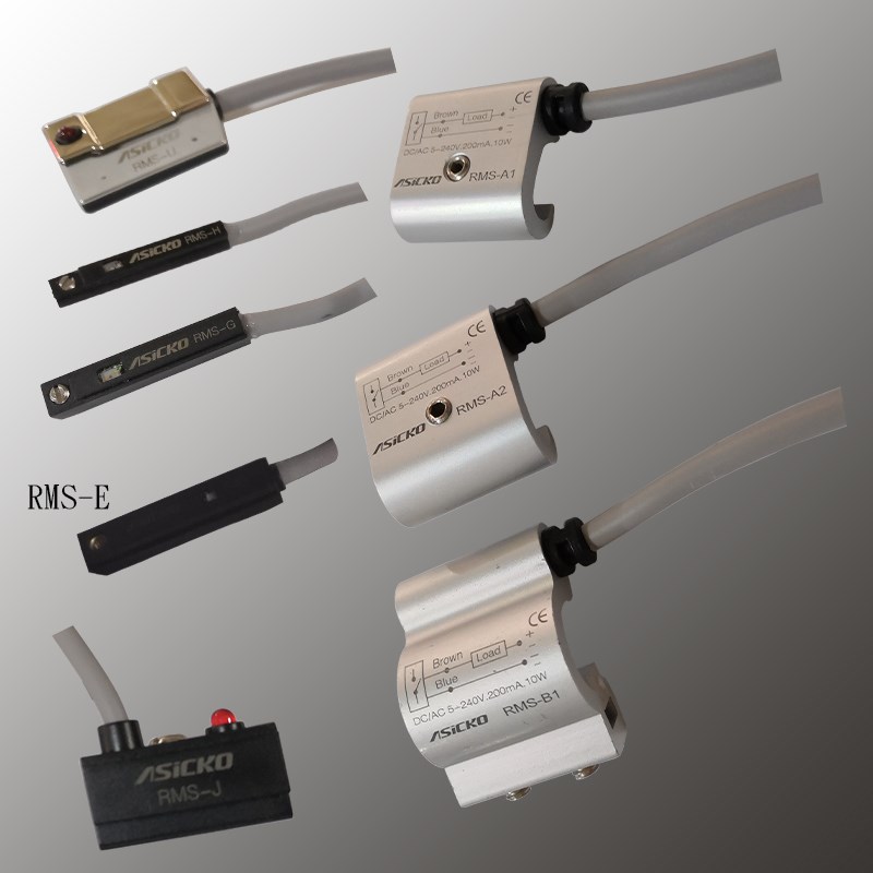 ASICKO爱柯磁性感应开关 RMS H G J U E A1 A2 A3 B1 B2 B3 B4 B5
