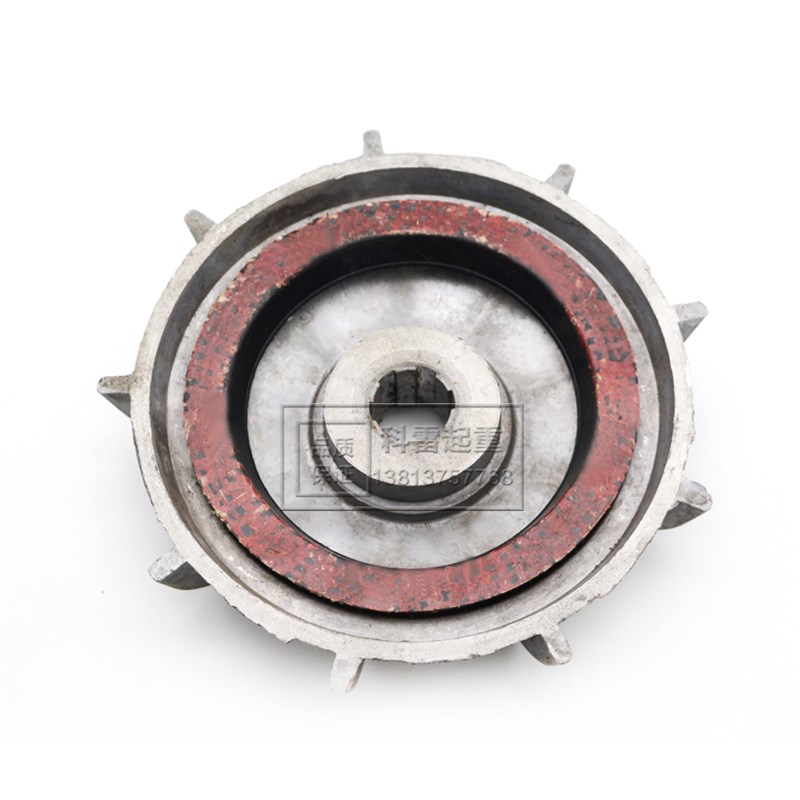 钢丝绳电动葫芦跑车电机ZDY0.8/1.5/2.2KW用风叶制动轮 刹车总成