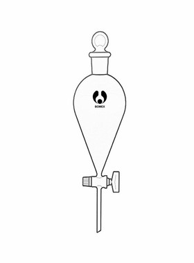 梨形分液漏斗 玻璃梨形漏斗125ml 250ml 500ml 1000ml 2000ml包邮