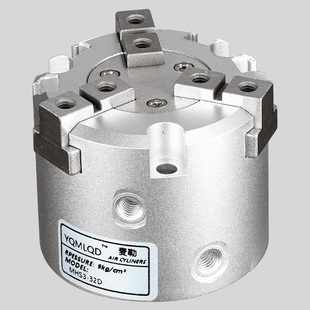 16D20D25D32D40D63D SMC型二三四爪气动卡盘手指夹爪气缸MHS2