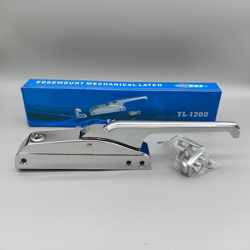 雪柜/冷库门把手/厨房冰箱/冷柜烤箱带锁锌合金拉手YL-1200门锁