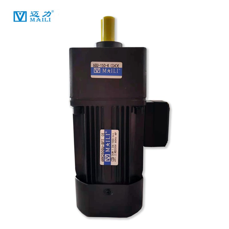 迈力250W交流电机减速机6RK250GU-SFT/6GU-150-K三相220带接线盒