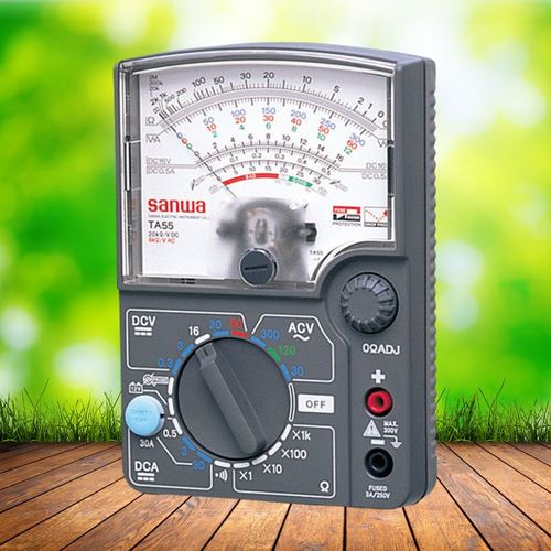 sanwa日本三和TA55指针式万用表高精度模拟多用表30A汽车维修表