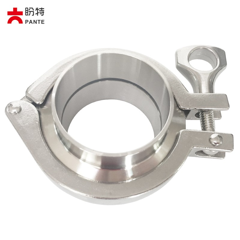 盼特316快装卡箍套装不锈钢卡盘接头卫生级卡扣端头抱箍管卡新款