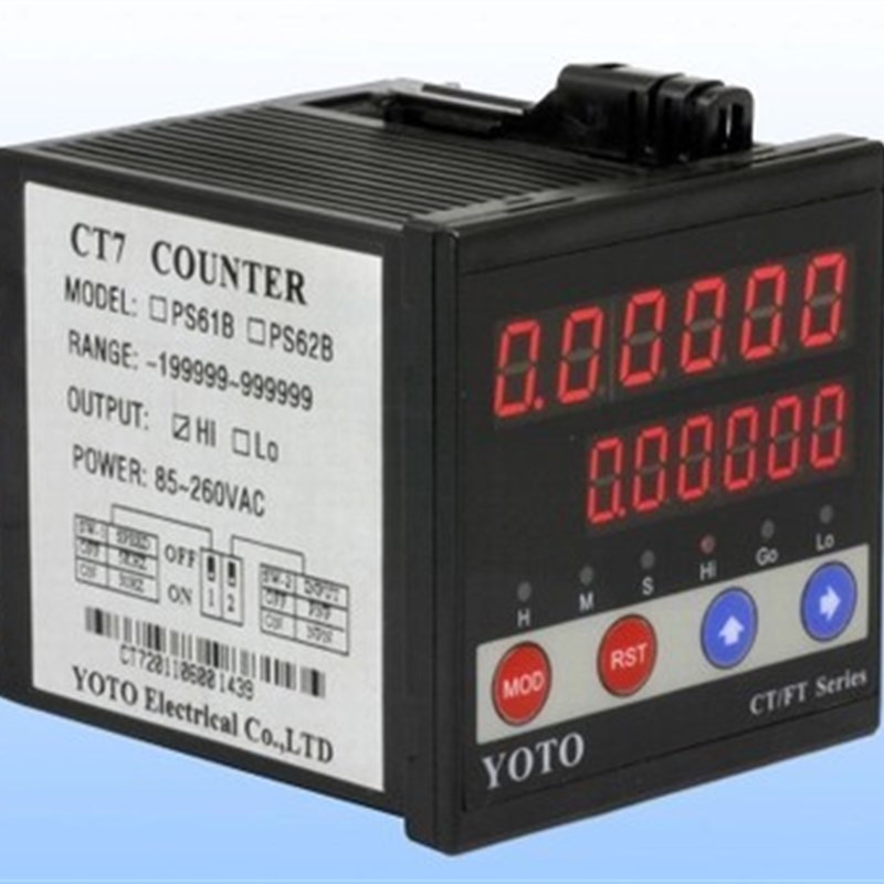 原装YOTO中山北崎 CT7-PS61B 智能数显 CT7-PS62B 计长仪 计米器