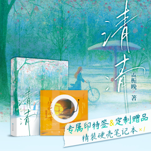 孟栀晚 硬壳笔记本 校园暗恋BE文 精装 随书附赠电影票根明信片 专属印特签 清清专供版