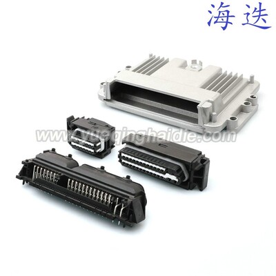 80P针接插件1534512-3母52孔1393450-1母28孔汽车大众发动机插头