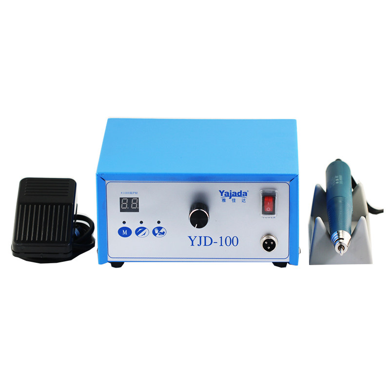 雅佳达9万转无刷电子打磨雕刻机玉石翡翠蜜蜡核木雕得利手柄牙机