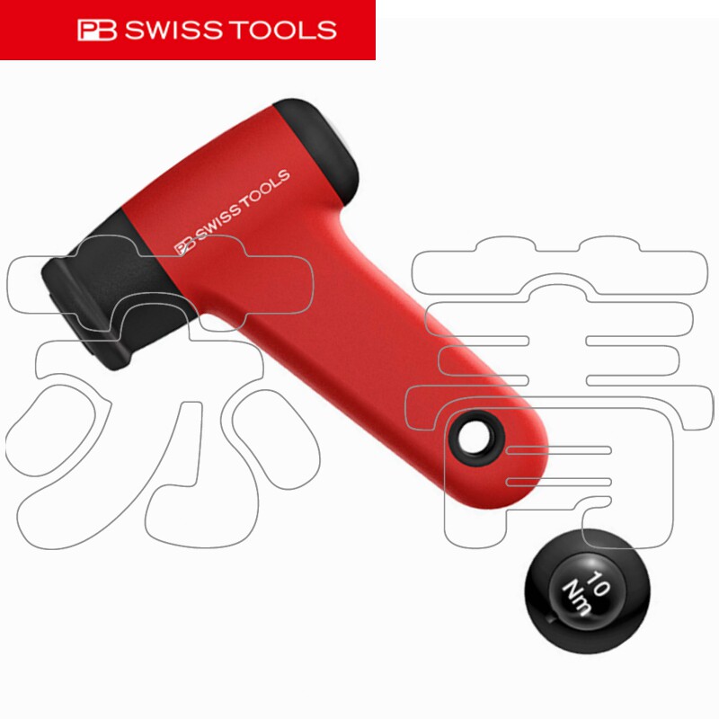 瑞士原装进口PB Swiss Tools 枪式可调节扭矩手柄 PB 8324 A