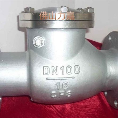 304不锈钢法兰卧式H44W-16P 升降式止回阀 DN50\80\100\125/150