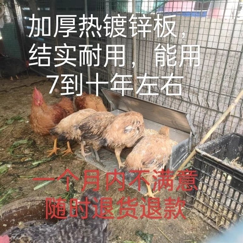全自动家用喂鸡槽食料槽防雨防鼠鸟喂鸡神器养鸡鸭定时喂食器家禽