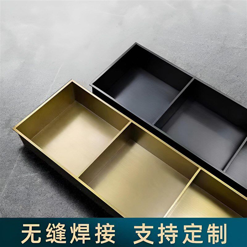 304不锈钢壁龛柜嵌入式卫生间定制隔板浴室金属淋浴房置物架成品