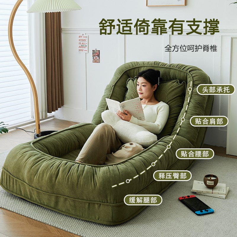 折叠床单人床午休午睡神器成人不占空间的床轻便小巧懒人沙发躺椅