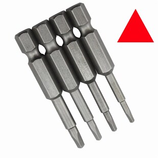 S2合金三角风批嘴 六角柄三角形批咀电动螺丝刀头气动异形起子头