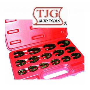 台湾TJG-S2203   单开口油管扳手组15件套 12.7mm