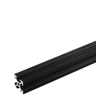 2020VB黑色20铝材欧标20V型材30D打印机20型材黑色铝20黑型材定制