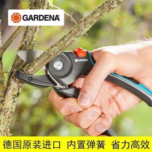 德国进口嘉丁拿树枝剪刀修枝剪果树粗枝剪园林剪刀园艺省力树枝剪