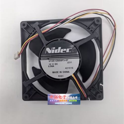 适用冰箱U12E12BS8F3-57 J231防水静音风扇冷藏冷冻NIDEC12v0.06A