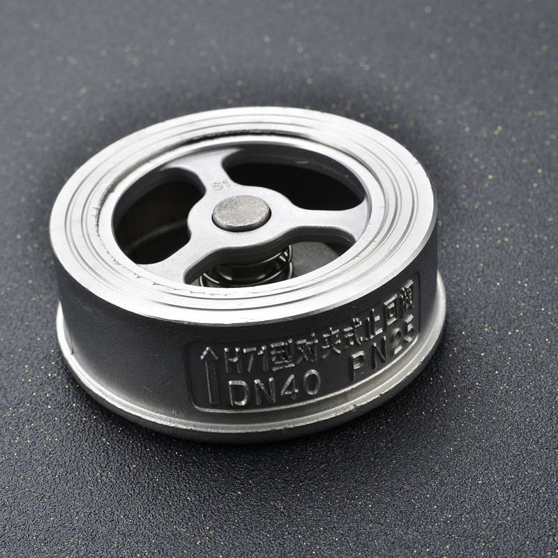 201/304不锈钢对夹式止回阀H71H/单向阀止逆阀DN25 40 50 65 80