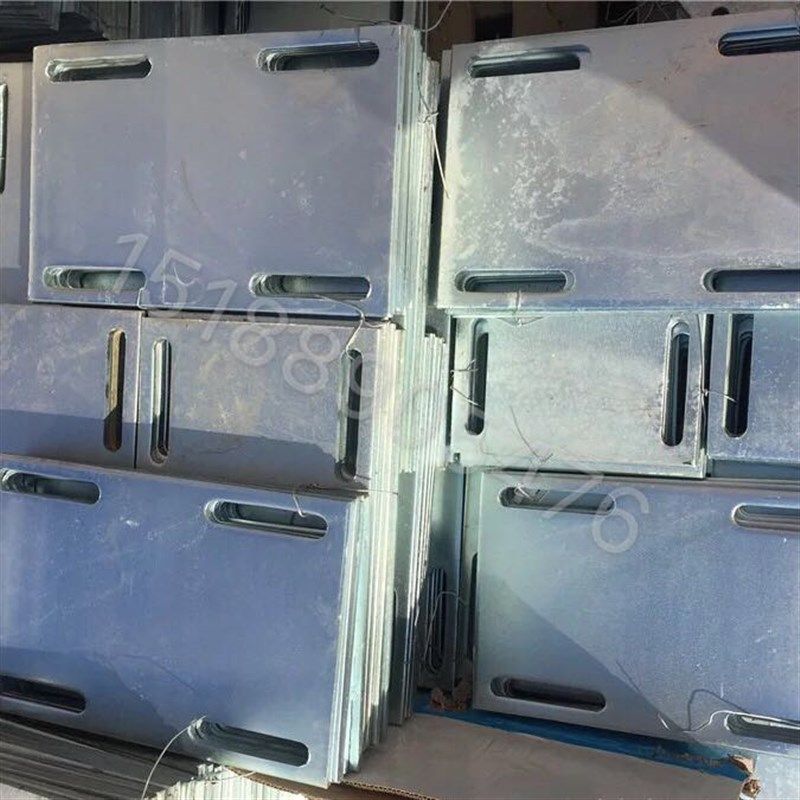厂家直销冷镀锌预埋件 预埋铁板 镀锌钢板 镀锌板 工程幕墙用