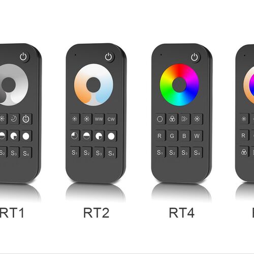 LED2.4G智能单色/色温/RGB/RGBW/RGB+CCT遥控器单区4组单区遥控器