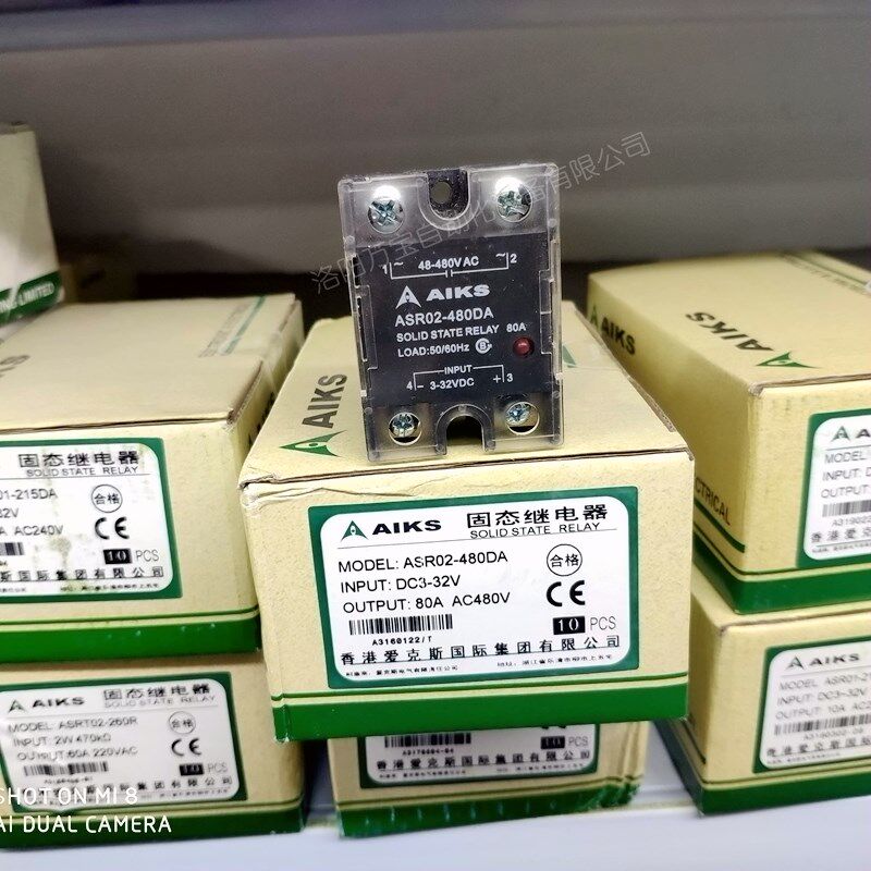 原装AIKS爱克斯固态继电器ASR02-480DA直流控制80A