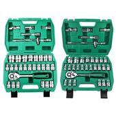 甄选拓森五金工具32件套筒扳手套装 六角手动汽修机修工具快速套筒