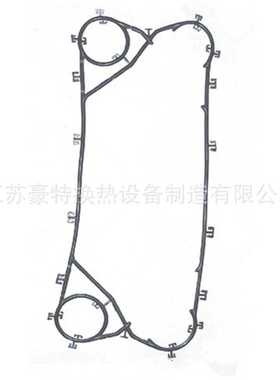 传特TRANTER GX145 板式换热器 胶垫 玻璃胶条 密封垫片