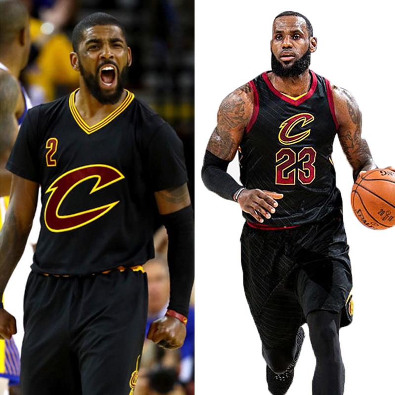 骑士队球衣詹姆斯23号欧文2号乐福米切尔篮球服男训练服套装定制