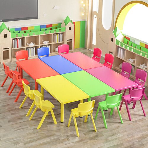 幼儿园桌椅儿童桌子套装宝宝玩具G桌家用塑料学习书桌长方形
