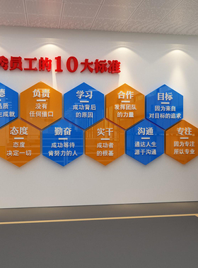 工厂生产车间标语墙贴画办公室装饰企业文化公司励志宣Z传服务理