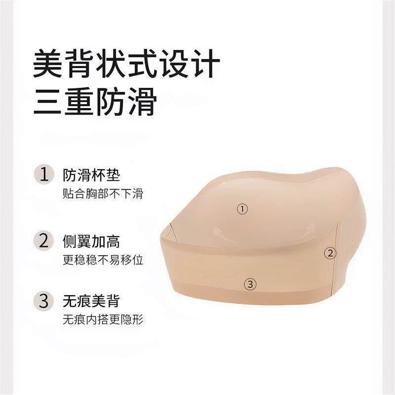 裹无肩带内衣聚拢小胸防滑MZS胸光抹胸薄隐形防走女无痕内衣