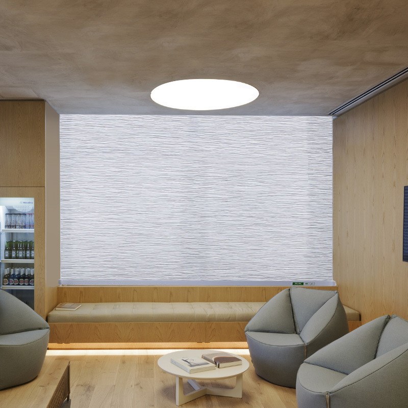 NGSHANG苎麻面料卷帘窗帘遮光卧室阳台办公室遮阳卷拉式升降窗