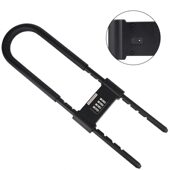 甄选玻璃门大门防盗防撬U型锁 车轮胎 锁具家用锁头大门锁挂锁密码