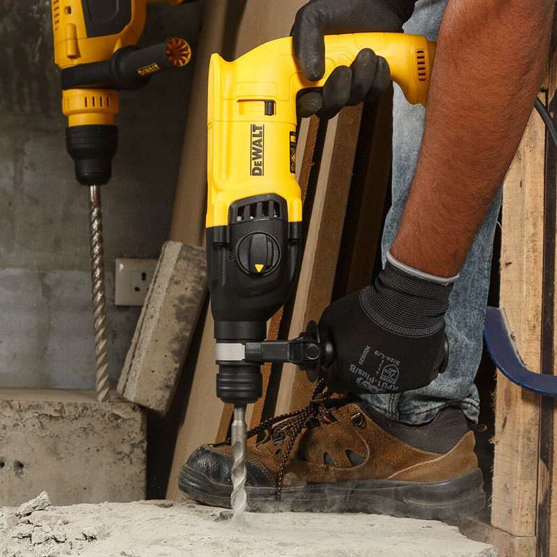 得伟四坑/五坑电锤D25132/25133工业用800W三用电镐冲击钻D25733