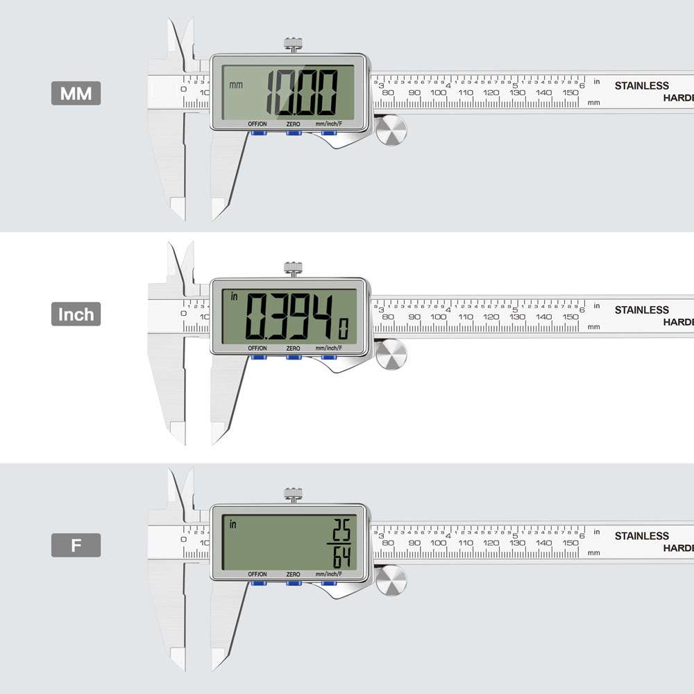 超大全面屏数显游标卡尺 零售工业级高精度电子专业测量工具